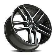 Vision 475 19x8.5 +42 5x108mm 73.1mm Gloss Black Machined Face