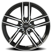 Vision 475 19x8.5 +35 5x112mm 66.56mm Gloss Black Machined Face
