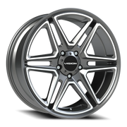 Vision 476 22x9.5 +8 5x139.7mm 77.8mm Gunmetal Machined Face