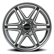 Vision 476 22x9.5 +8 5x139.7mm 77.8mm Gunmetal Machined Face