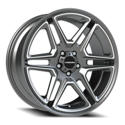Vision 476 20x9 +15 5x115mm 74.1mm Gunmetal Machined Face