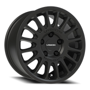 Vision 477 15x7 +15 5x114.3mm 73.1mm Satin Black
