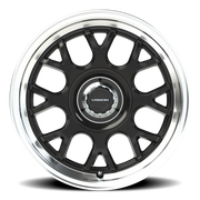 Vision 478 16x8 +38 5x100mm 73.1mm Gloss Black Brushed Lip