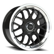 Vision 478 18x8.5 +35 5x107.95mm 73.1mm Gloss Black Brushed Lip