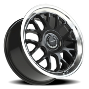 Vision 478 18x8.5 +35 5x114.3mm 73.1mm Gloss Black Brushed Lip