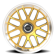 Vision 478 20x8.5 +35 5x112mm 72.56mm Gold Machined Lip