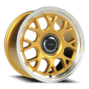 Vision 478 16x8 +38 5x107.95mm 73.1mm Gold Machined Lip