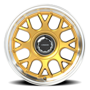 Vision 478 16x8 +38 5x107.95mm 73.1mm Gold Machined Lip