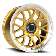 Vision 478 18x8.5 +35 5x107.95mm 73.1mm Gold Machined Lip