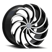 Elure 47 20x8.5 +38 5x114.3mm 74.1mm Black Machined