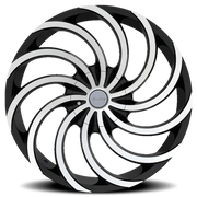 Elure 47 20x8.5 +38 5x105mm 74.1mm Black Machined