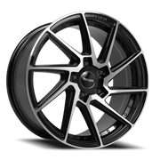 Venom Sport 47 18x8.5 +35 5x112mm 73.1mm Gloss Black Machined Face