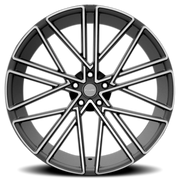 Elure 49 22x8 +38 5x120mm 74.1mm Black Machined