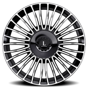 Luxxx Alloys 49 18x8.5 +35 5x114.3mm 73.1mm Gloss Black Machined