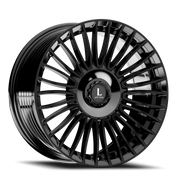 Luxxx Alloys 49 22x9 +13 5x115mm 73.1mm Gloss Black