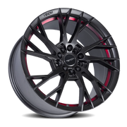 Venom Sport 49 19x8.5 5x112mm Satin Black Red Line