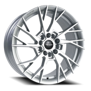 Venom Sport 49 18x8.5 5x114.3mm Silver Machined Face