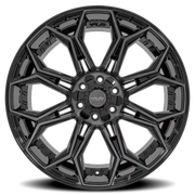 4PLAY 4P83 20x9 +0 6x135mm 106.1mm Gloss Black Brushed Face-Tinted Clear