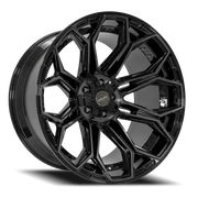 4PLAY 4P83 22x10 -18 6x139.7mm 106.1mm Gloss Black