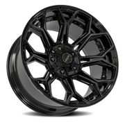 4PLAY 4P83 22x10 -18 6x139.7mm 106.1mm Gloss Black