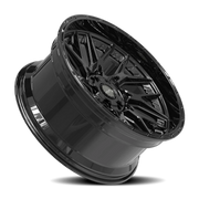 4PLAY 4PL28 22x10 -18 6x135mm 106.1mm Gloss Black