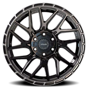 4PLAY 4PS28 20x9 +18 6x135mm 106.1mm Gloss Black Brushed Face-Tinted Clear