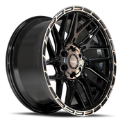 4PLAY 4PS28 17x9 -6 5x127mm 87.1mm Matte Black
