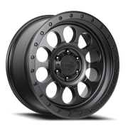 Lock Offroad 50CAL 17x9 -12 6x139.7mm 106.2mm Matte Black Matte Black Ring