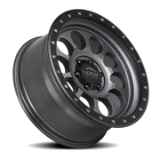 Lock Offroad 50CAL 20x9 +0 6x135mm 87.1mm Matte Grey Matte Black Ring