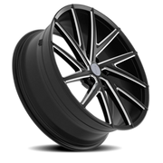 Elure 50 24x9.5 +24 6x139.7mm 78.1mm Black Milled