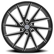 Elure 50 24x9.5 +24 6x139.7mm 78.1mm Black Milled