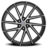 Elure 50 24x9.5 +24 6x139.7mm 78.1mm Black Machined