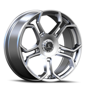 Luxxx Alloys 50 20x8.5 +35 5x112mm 73.1mm Hyper Silver