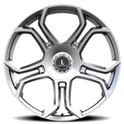 Luxxx Alloys 50 24x10 +35 5x115mm 74.1mm Hyper Silver