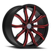 Elure 51 20x8.5 +35 5x114.3mm 73.1mm Black Red Milled