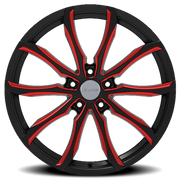 Elure 51 20x8.5 +35 5x114.3mm 73.1mm Black Red Milled