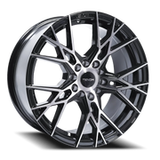 Venom Sport 51 17x8 +35 5x108mm 73.1mm Gloss Black Machined Face
