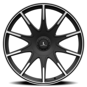 Luxxx Alloys 51 18x8.5 +35 5x110mm 73.1mm Satin Black Machined Face