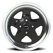 Vision 521 15x4 -19 4x108mm 72.6mm Gloss Black Machined Lip