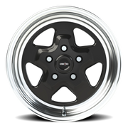 Vision 521 15x7 +20 4x108mm 72.6mm Gloss Black Machined Lip