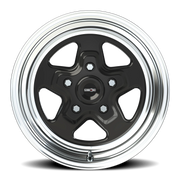 Vision 521 15x10 +0 5x120.65mm 83.1mm Gloss Black Machined Lip