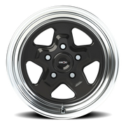 Vision 521 15x10 +25 5x120.65mm 83.1mm Gloss Black Machined Lip