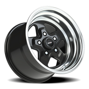 Vision 521 15x10 +0 5x127mm 83.1mm Gloss Black Machined Lip