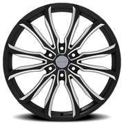 Elure 52 24x9.5 +24 6x139.7mm 78.1mm Black Milled