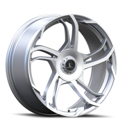 Luxxx Alloys 52 18x8.5 +35 5x100mm 73.1mm Silver Machined Face