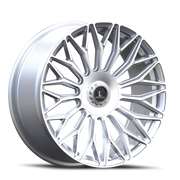 Luxxx Alloys 53 20x8.5 +35 5x100mm 73.1mm Silver Machined Face