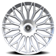 Luxxx Alloys 53 22x9 +35 5x112mm 73.1mm Silver Machined Face