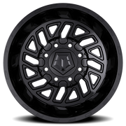 TIS 544B Dually 17x6.5 -140 8x210mm 154.3mm Gloss Black