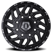 TIS 544BM Dually 20x8.25 +127 8x210mm 154.3mm Gloss Black CNC Milled Accents