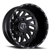 TIS 544BM Dually 22x8.25 -198 8x200mm 156.17mm Gloss Black CNC Milled Accents